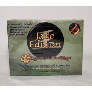 Legends Of The Five Rings Dragon Clan Stronghold Starter Set Jade Ed. 1998 New